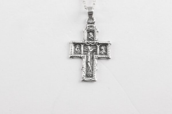Kreuz mit Kette in Sterlingsilber – Bild 5