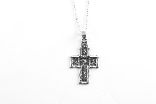 Kreuz mit Kette in Sterlingsilber – Bild 6