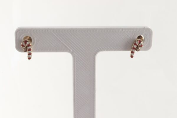 liebliche Ohrstecker in Sterlingsilber vergoldet – Bild 4