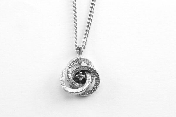 Collier in Sterlingsilber rhodiniert mit Peridot – Bild 3
