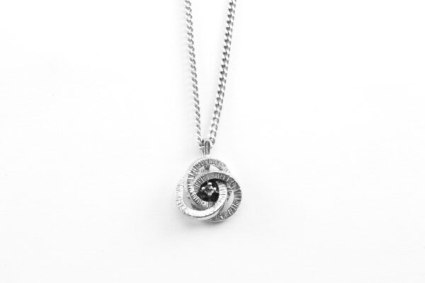 Collier in Sterlingsilber rhodiniert mit Peridot – Bild 4
