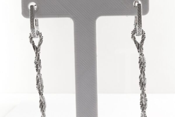 feine Ohrstecker in Sterlingsilber diamentiert – Bild 4