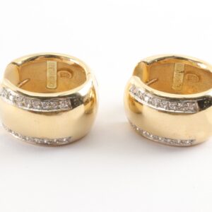 Luxuscreolen der Firma " CAREN PFLEGER "in Gelbgold