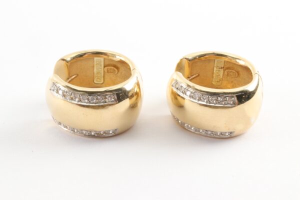 Luxuscreolen der Firma " CAREN PFLEGER "in Gelbgold