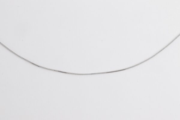 feine Weißgoldkette – Bild 2