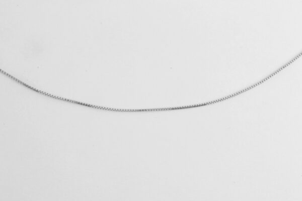 feine Weißgoldkette – Bild 3