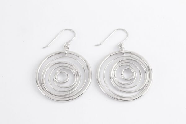 Ohrhänger in Sterlingsilber rhodiniert