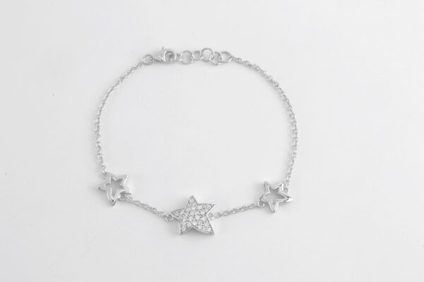 Sehr schönes Armband in Sterlingsilber mit Stern