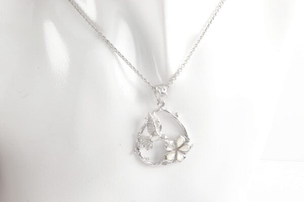 Collier in Sterlingsilber mit Perlmutt – Bild 4