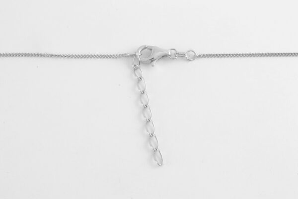 Collier in Sterlingsilber rhodiniert mit Zirkonia – Bild 6