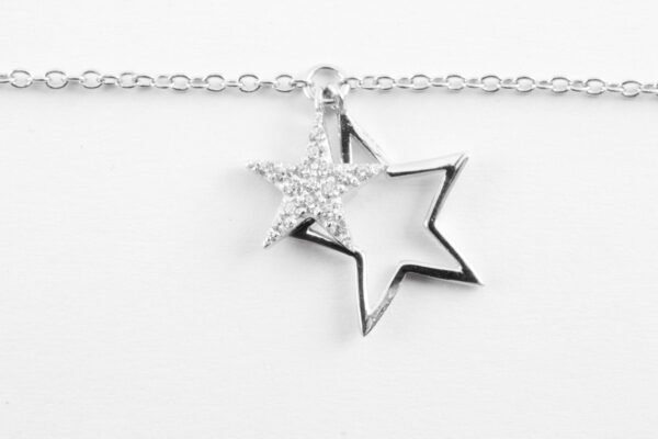 feines Armband in Sterlingsilber rhodiniert – Bild 5