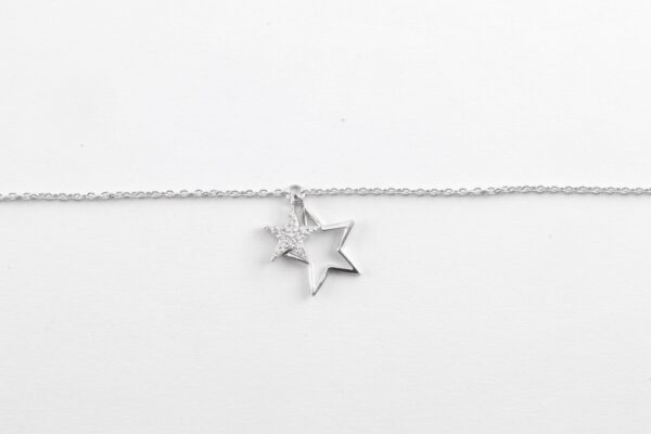 feines Armband in Sterlingsilber rhodiniert – Bild 6