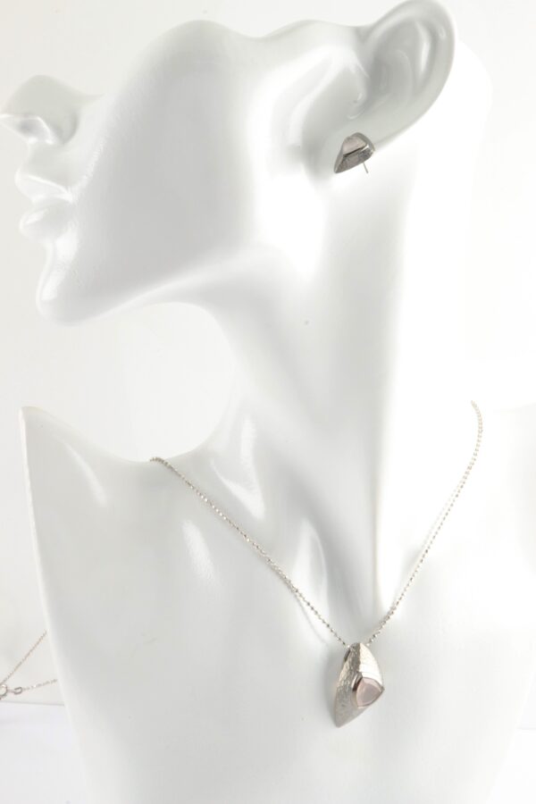 feines Schmuckset in Sterlingsilber rhodiniert – Bild 10