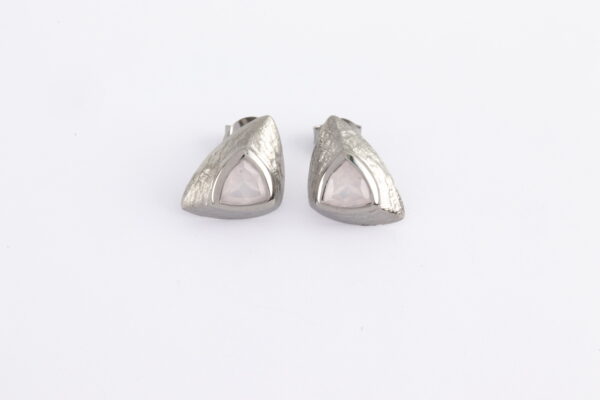 feines Schmuckset in Sterlingsilber rhodiniert – Bild 2