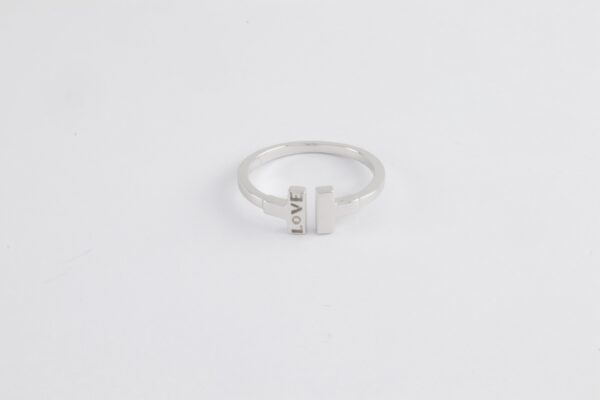 Ring in Sterlingsilber rhodiniert – Bild 3