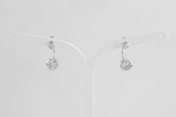 Ohrstecker in Sterlingsilber rhodiniert – Bild 4