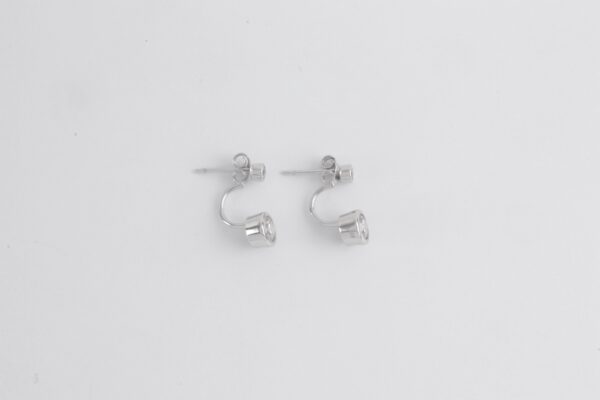 Ohrstecker in Sterlingsilber rhodiniert – Bild 6