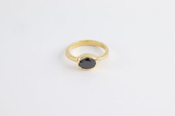 feiner Ring in Sterlingsilber vergoldet