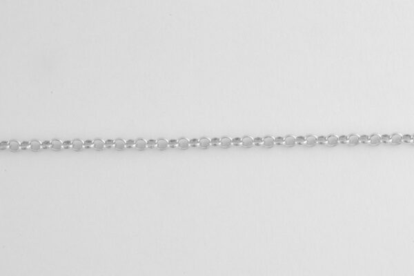 Kreuz mit Kette in Sterlingsilber rhodiniert – Bild 2