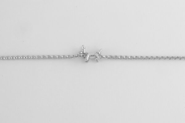 Armband in Sterlingsilber mit kleinem Hund – Bild 3
