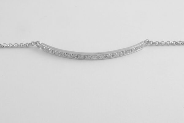 wunderschönes Armband in Sterlingsilber rhodiniert – Bild 7