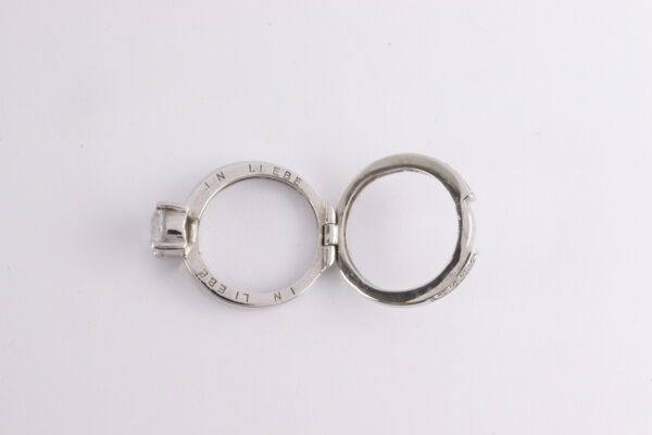 Damenring in Sterlingsilber rhodiniert mit Zirkonia – Bild 11