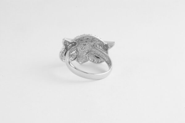 Ring in Sterlingsilber rhodiniert mit Granat und Zirkonia – Bild 3