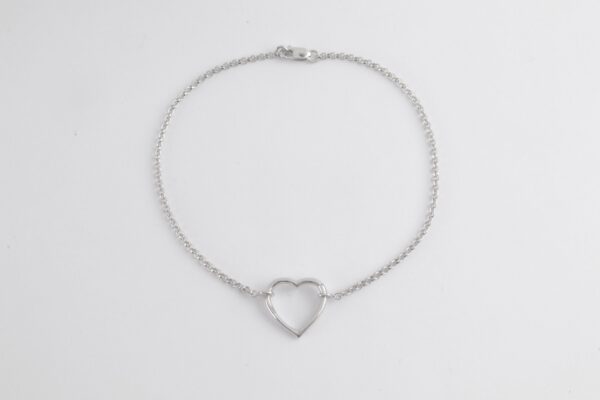 Armband in Sterlingsilber rhodiniert – Bild 2