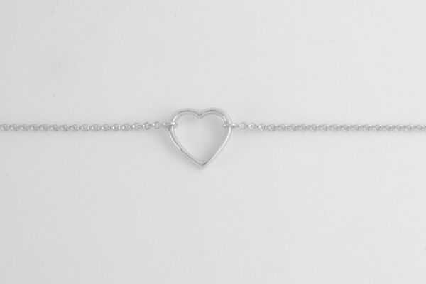 Armband in Sterlingsilber rhodiniert – Bild 3
