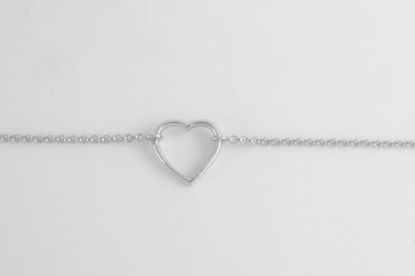 Armband in Sterlingsilber rhodiniert – Bild 4