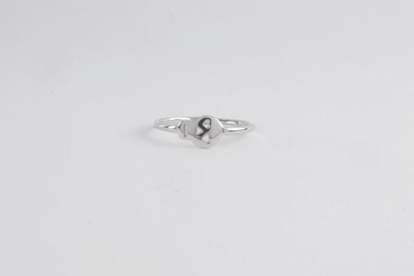 Ring mit kleinem Totenkopf in Sterlingsilber – Bild 5