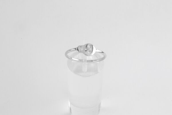 Ring mit kleinem Totenkopf in Sterlingsilber – Bild 3