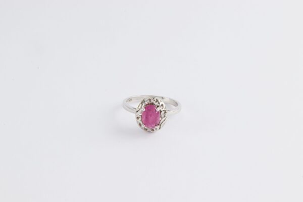 Ring in Sterlingsilber mit Rubin – Bild 2
