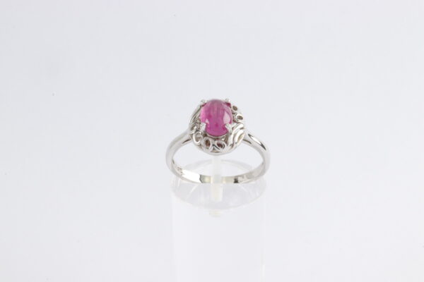 Ring in Sterlingsilber mit Rubin – Bild 7