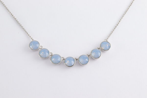 Collier in Sterlingsilber mit Swarowsky Kristall – Bild 4