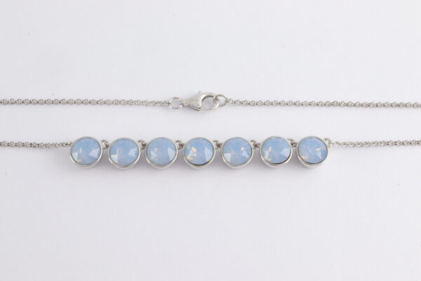 Collier in Sterlingsilber mit Swarowsky Kristall – Bild 5