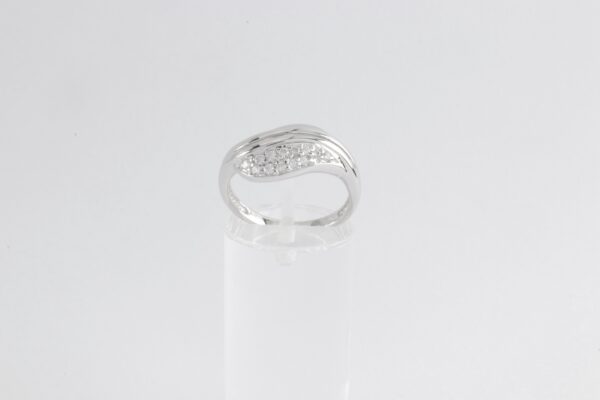 Ring in Sterlingsilber rhodiniert  mit Zirkonia – Bild 11