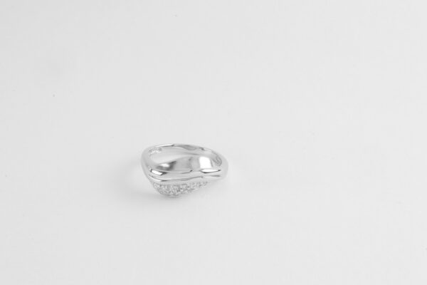 Ring in Sterlingsilber rhodiniert  mit Zirkonia – Bild 5