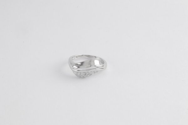 Ring in Sterlingsilber rhodiniert  mit Zirkonia – Bild 6