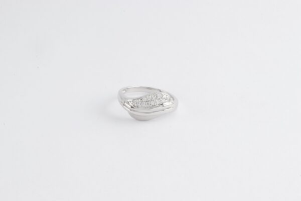 Ring in Sterlingsilber rhodiniert  mit Zirkonia – Bild 7