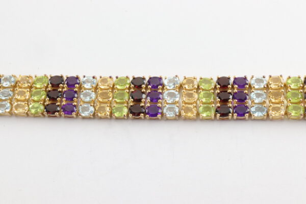 Armband in Sterlingsilber vergoldet mit Zirkonia – Bild 3