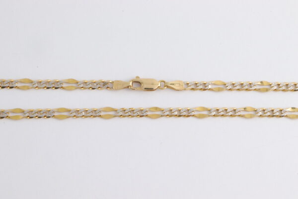 Kette in Gelbgold und Weißgold – Bild 5