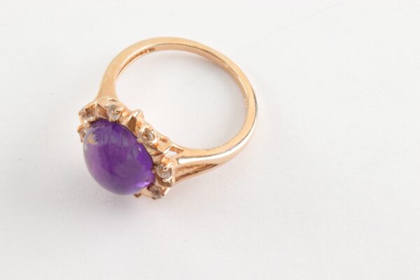 Ring in Sterlingsilber mit Rotgold vergoldet – Bild 2