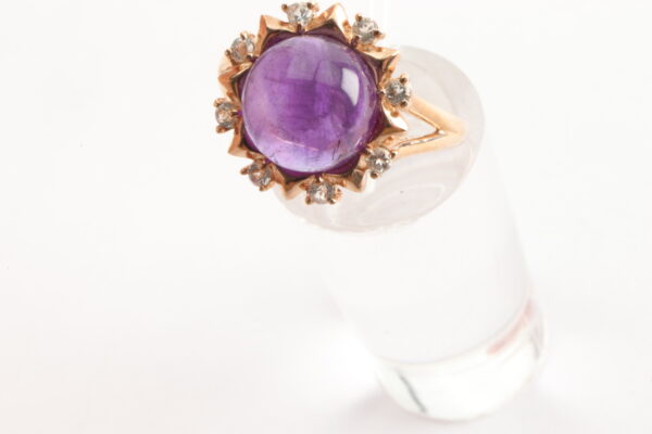 Ring in Sterlingsilber mit Rotgold vergoldet – Bild 5