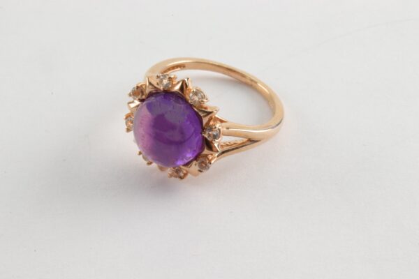 Ring in Sterlingsilber mit Rotgold vergoldet – Bild 7