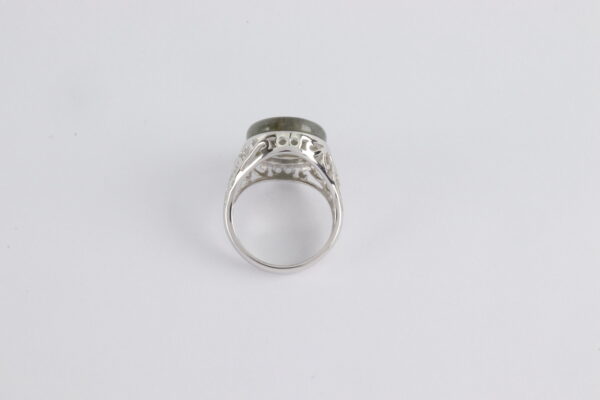 Ring in Sterlingsilber rhodiniert mit Labradorith – Bild 5