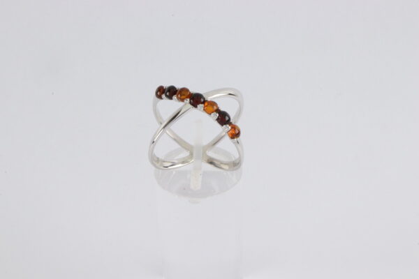 Ring in Sterlingsilber mit Bernstein – Bild 7