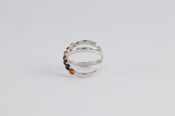 Ring in Sterlingsilber mit Bernstein – Bild 4