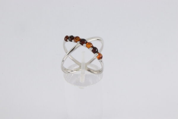 Ring in Sterlingsilber mit Bernstein – Bild 5