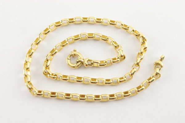 stabile Gliederkette  in Gelbgold – Bild 3